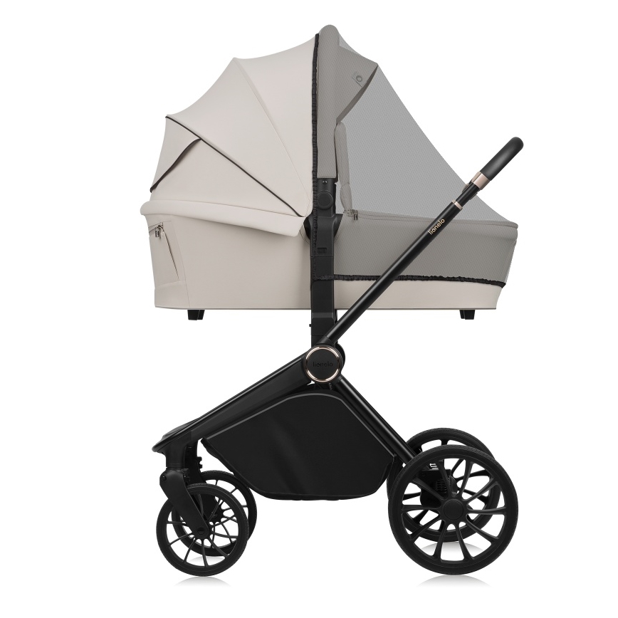 Lionelo - Kombineret 2-i-1 barnevogn MIKA PLUS Beige Sand
