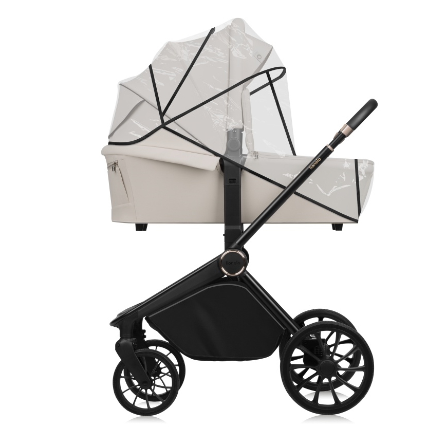 Lionelo - Kombineret 2-i-1 barnevogn MIKA PLUS Beige Sand