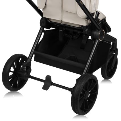 Lionelo - Kombineret 2-i-1 barnevogn MIKA PLUS Beige Sand