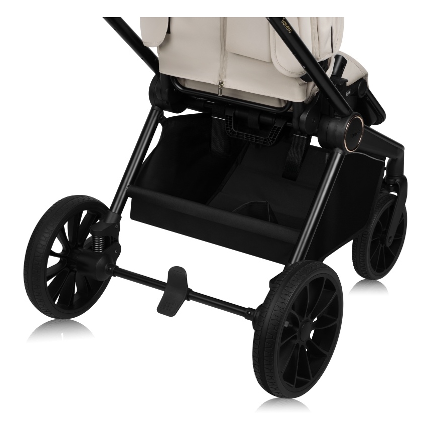 Lionelo - Kombineret 2-i-1 barnevogn MIKA PLUS Beige Sand
