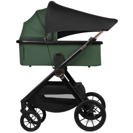 Lionelo - Kombineret 2-i-1 klapvogn LAYLA Green Forest