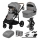 Lionelo - Kombineret 2-i-1 klapvogn MARI TOUR Grey Stone