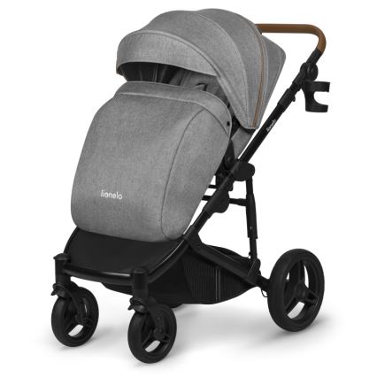 Lionelo - Kombineret 2-i-1 klapvogn MARI TOUR Grey Stone