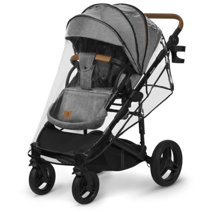 Lionelo - Kombineret 2-i-1 klapvogn MARI TOUR Grey Stone