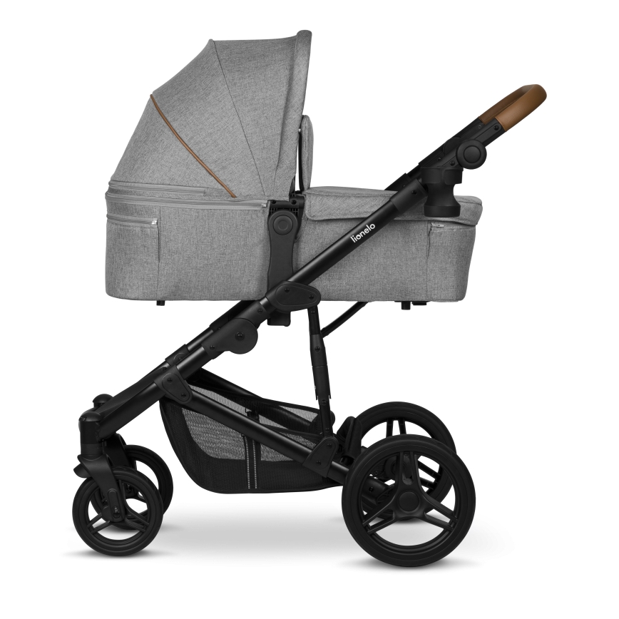 Lionelo - Kombineret 2-i-1 klapvogn MARI TOUR Grey Stone