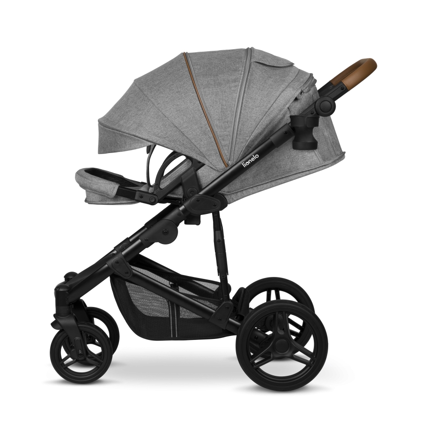 Lionelo - Kombineret 2-i-1 klapvogn MARI TOUR Grey Stone
