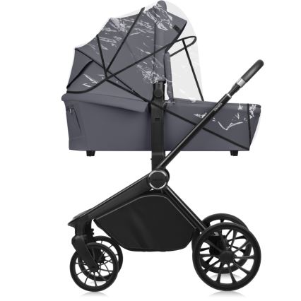 Lionelo - Kombineret 2-i-1 klapvogn MIKA PLUS Grey Stone