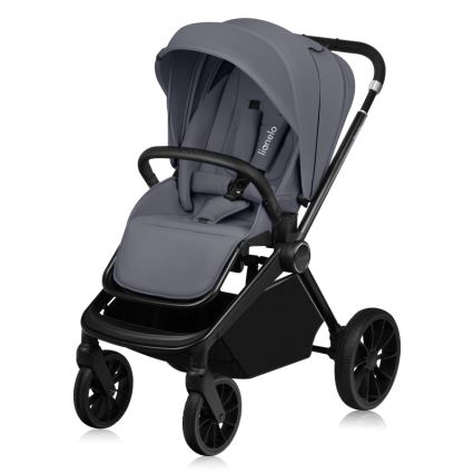 Lionelo - Kombineret 2-i-1 klapvogn MIKA PLUS Grey Stone
