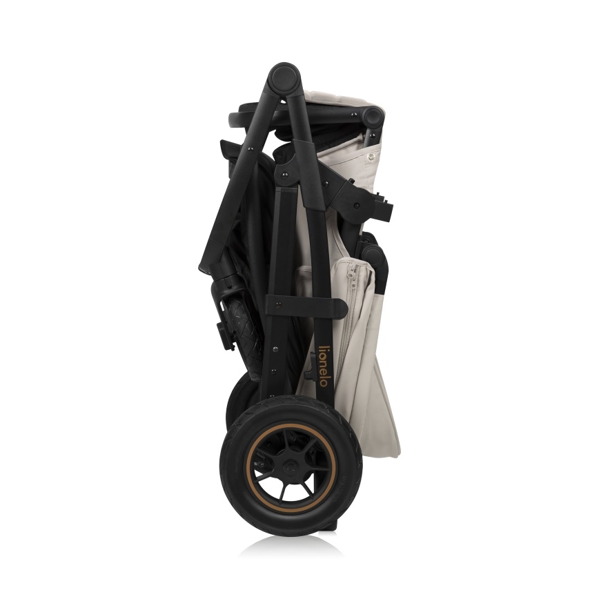 Lionelo - Kombineret 3-i-1 barnevogn AMBER PLUS beige sand
