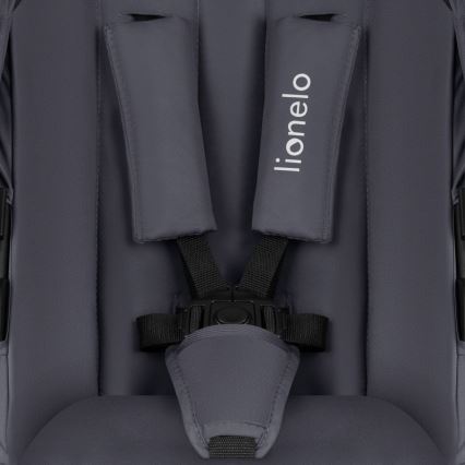 Lionelo - Kombineret 3-i-1 klapvogn AMBER PLUS, grå grafit