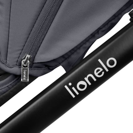 Lionelo - Kombineret 3-i-1 klapvogn LAYLA Grey Stone