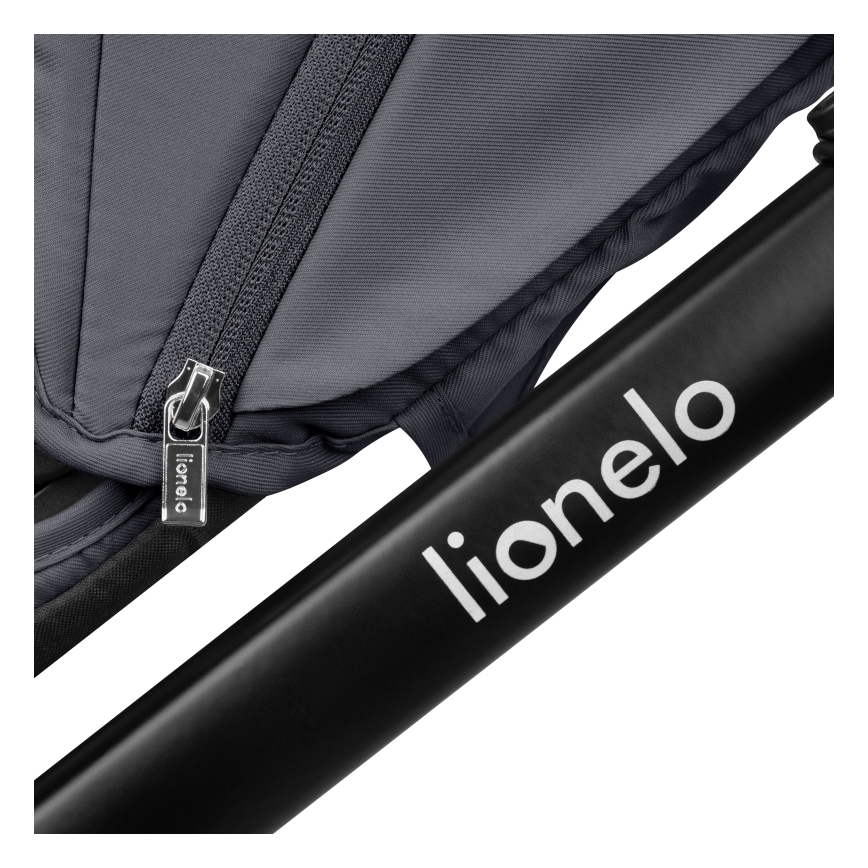 Lionelo - Kombineret 3-i-1 klapvogn LAYLA Grey Stone