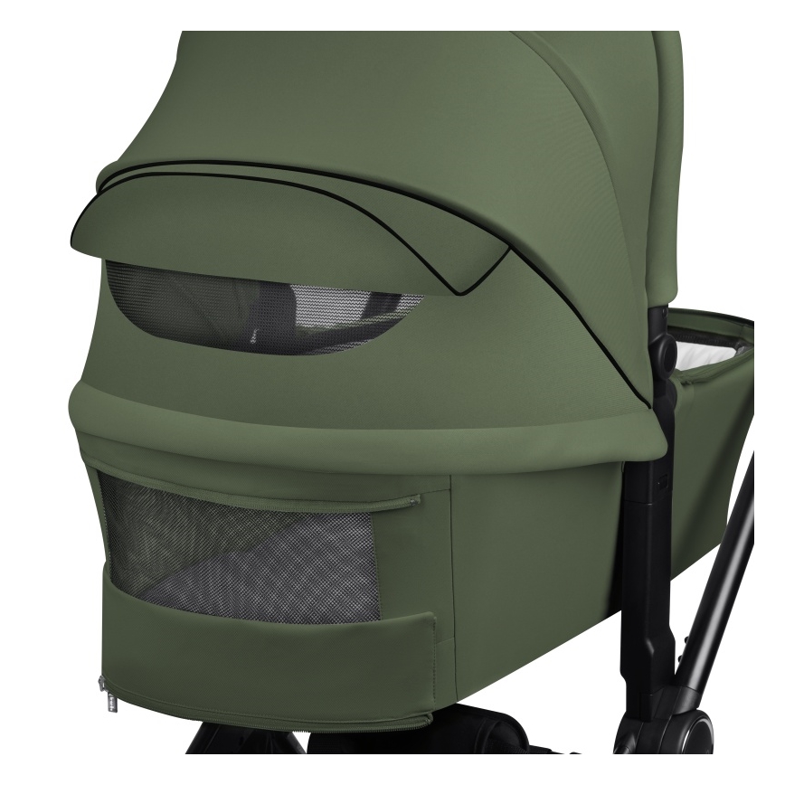 Lionelo - Kombineret barnevogn 2i1 MIKA PLUS Green Olive
