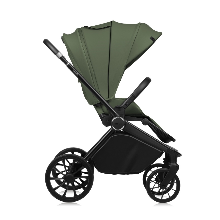 Lionelo - Kombineret barnevogn 2i1 MIKA PLUS Green Olive