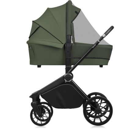 Lionelo - Kombineret barnevogn 2i1 MIKA PLUS Green Olive