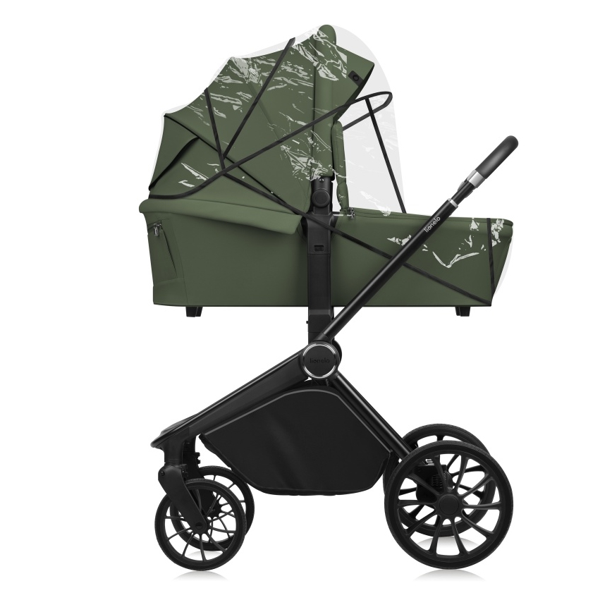 Lionelo - Kombineret barnevogn 2i1 MIKA PLUS Green Olive