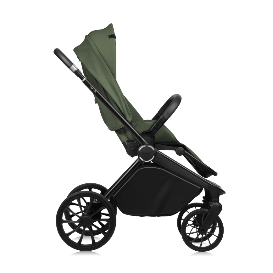Lionelo - Kombineret barnevogn 2i1 MIKA PLUS Green Olive
