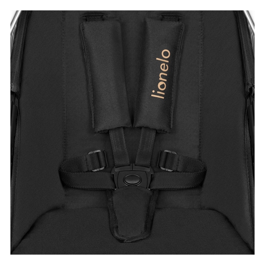 Lionelo - Kombineret klapvogn 2-i-1 AMBER Black Onyx