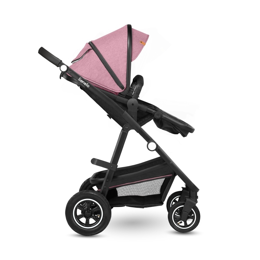 Lionelo - Kombineret klapvogn 2-i-1 AMBER Pink Rose
