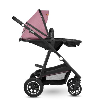 Lionelo - Kombineret klapvogn 2-i-1 AMBER Pink Rose