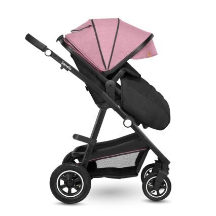 Lionelo - Kombineret klapvogn 2-i-1 AMBER Pink Rose
