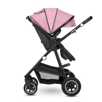 Lionelo - Kombineret klapvogn 2-i-1 AMBER Pink Rose