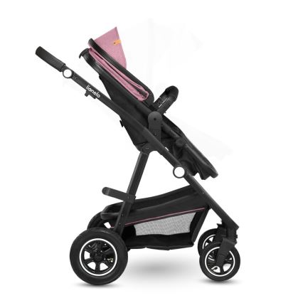 Lionelo - Kombineret klapvogn 2-i-1 AMBER Pink Rose