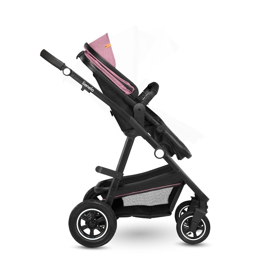Lionelo - Kombineret klapvogn 2-i-1 AMBER Pink Rose