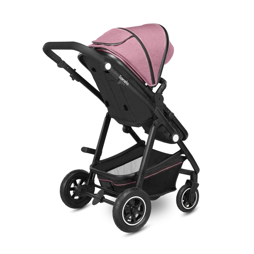 Lionelo - Kombineret klapvogn 2-i-1 AMBER Pink Rose