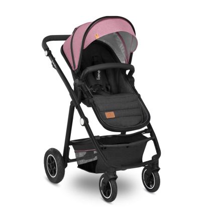 Lionelo - Kombineret klapvogn 2-i-1 AMBER Pink Rose