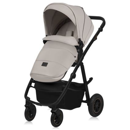 Lionelo - Kombineret klapvogn 2-i-1 AMBER PLUS Beige Sand