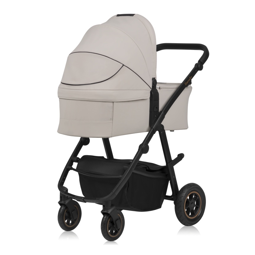 Lionelo - Kombineret klapvogn 2-i-1 AMBER PLUS Beige Sand
