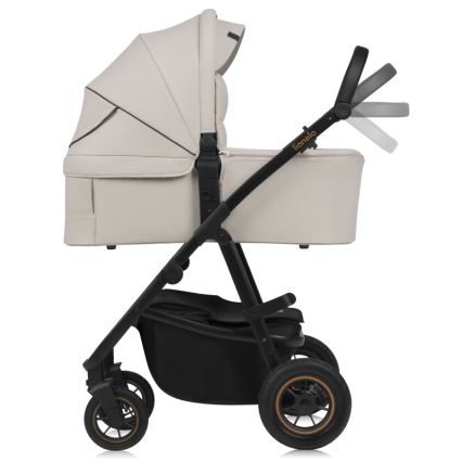 Lionelo - Kombineret klapvogn 2-i-1 AMBER PLUS Beige Sand