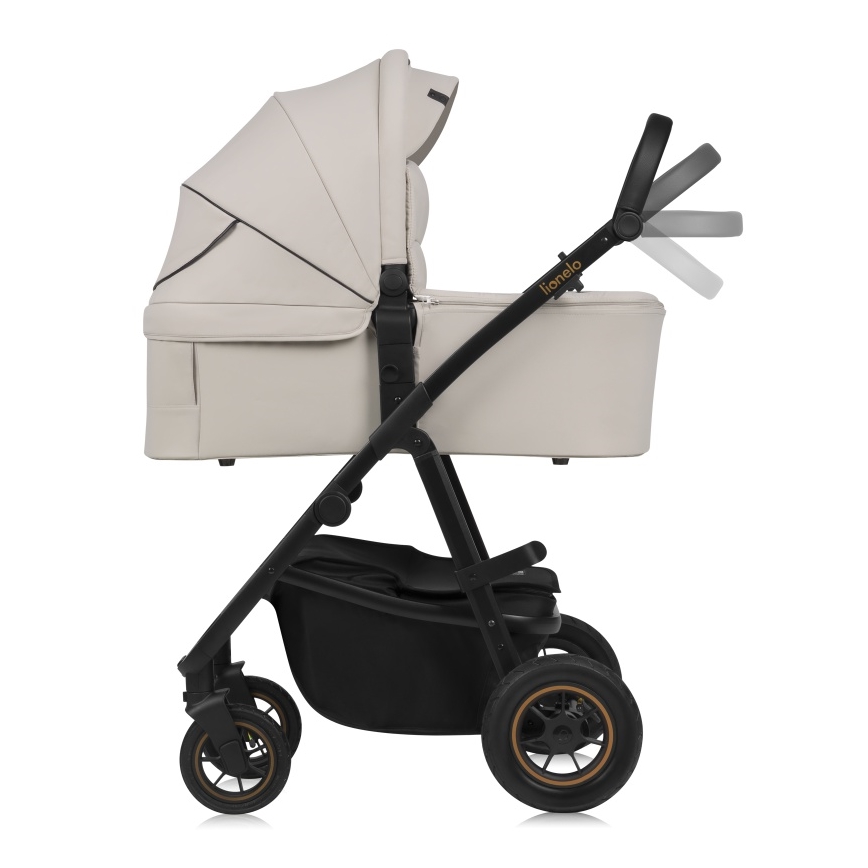 Lionelo - Kombineret klapvogn 2-i-1 AMBER PLUS Beige Sand