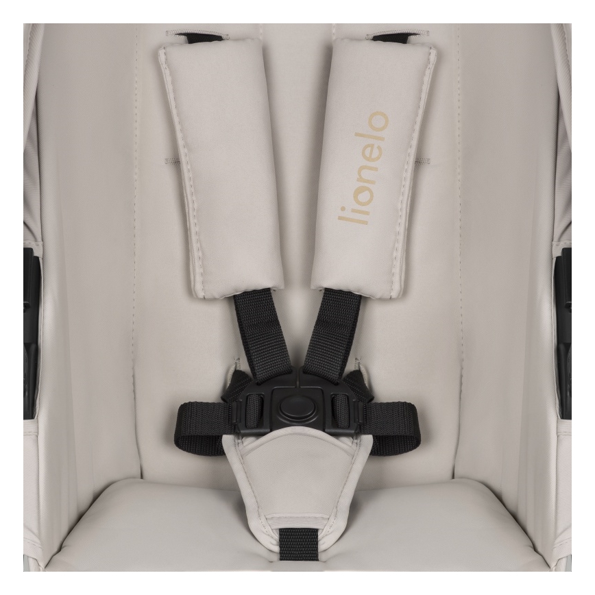 Lionelo - Kombineret klapvogn 2-i-1 AMBER PLUS Beige Sand