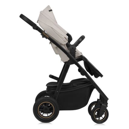 Lionelo - Kombineret klapvogn 2-i-1 AMBER PLUS Beige Sand
