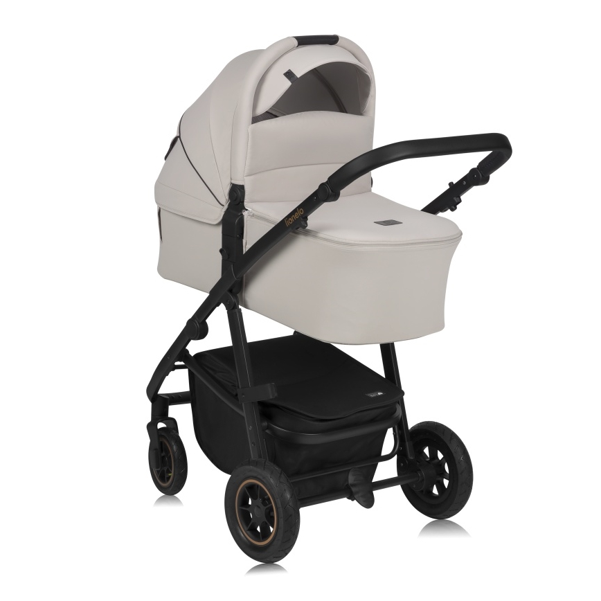 Lionelo - Kombineret klapvogn 2-i-1 AMBER PLUS Beige Sand
