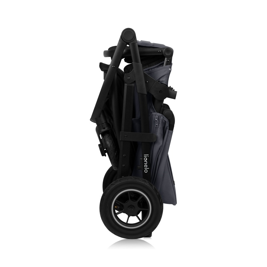 Lionelo - Kombineret klapvogn 2-i-1 AMBER PLUS Grå Grafit