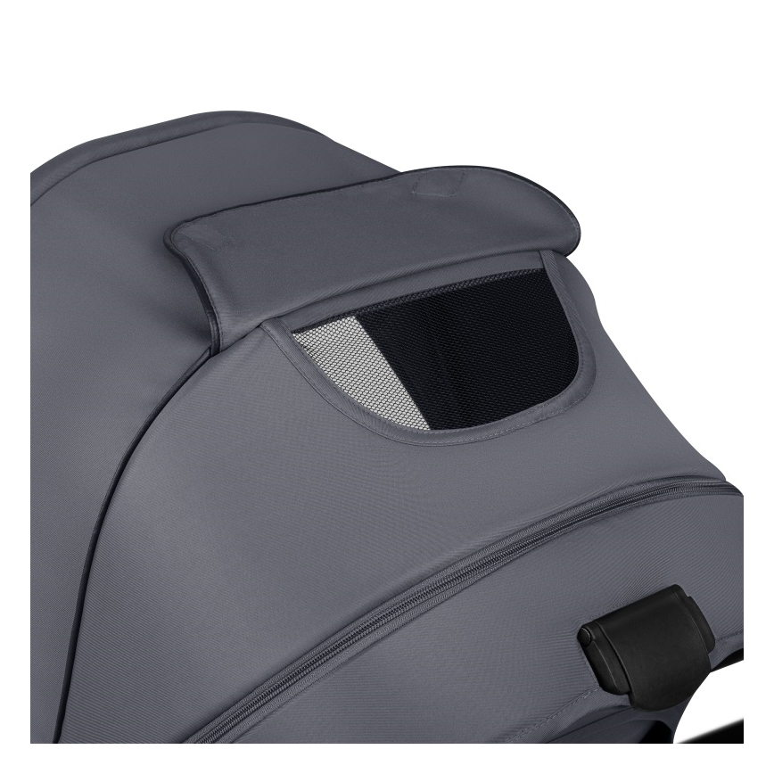 Lionelo - Kombineret klapvogn 2-i-1 AMBER PLUS Grå Grafit