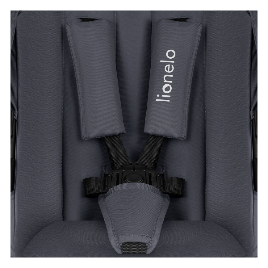 Lionelo - Kombineret klapvogn 2-i-1 AMBER PLUS Grå Grafit