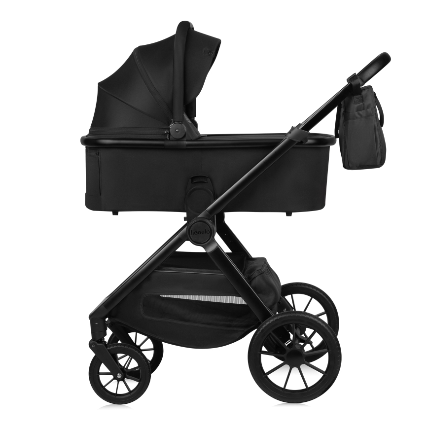 Lionelo - Kombineret klapvogn 2-i-1 LAYLA Black Onyx