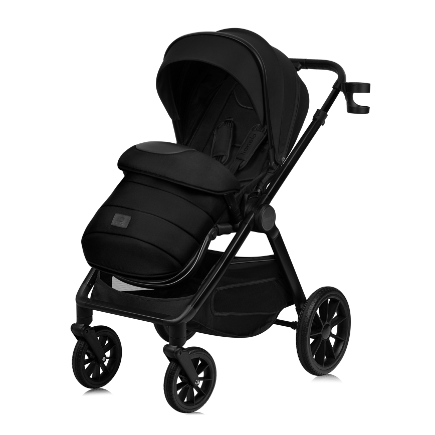 Lionelo - Kombineret klapvogn 2-i-1 LAYLA Black Onyx
