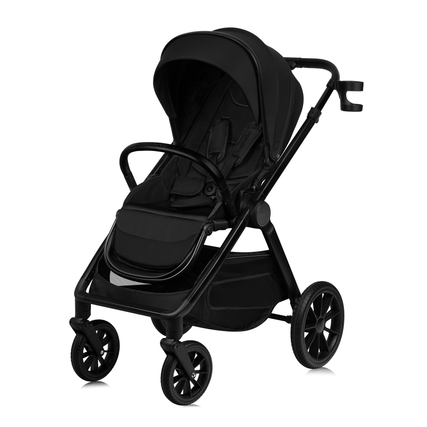 Lionelo - Kombineret klapvogn 2-i-1 LAYLA Black Onyx