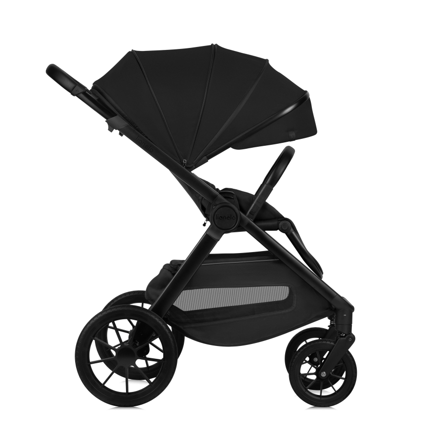 Lionelo - Kombineret klapvogn 2-i-1 LAYLA Black Onyx