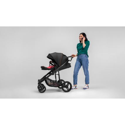Lionelo - Kombineret klapvogn 2-i-1 MARI TOUR Sort Onyx