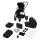 Lionelo - Kombineret klapvogn 2-i-1 MERIL Black Onyx