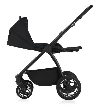 Lionelo - Kombineret klapvogn 2-i-1 MERIL Black Onyx