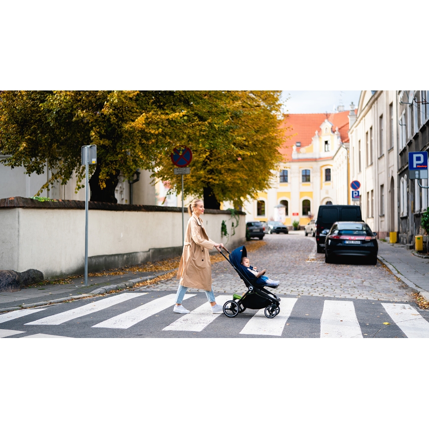 Lionelo - Kombineret klapvogn 2-i-1 MIKA Blue Navy