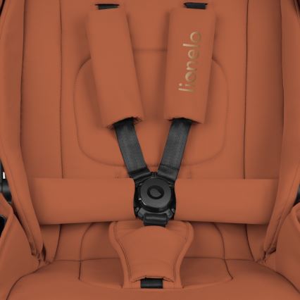 Lionelo - Kombineret klapvogn 2-i-1 MIKA PLUS Brun Rust