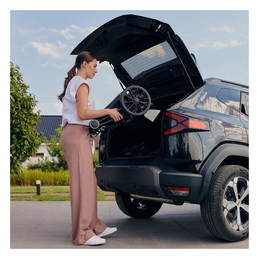 Lionelo - Kombineret klapvogn 2-i-1 MIKA PLUS Grey Stone